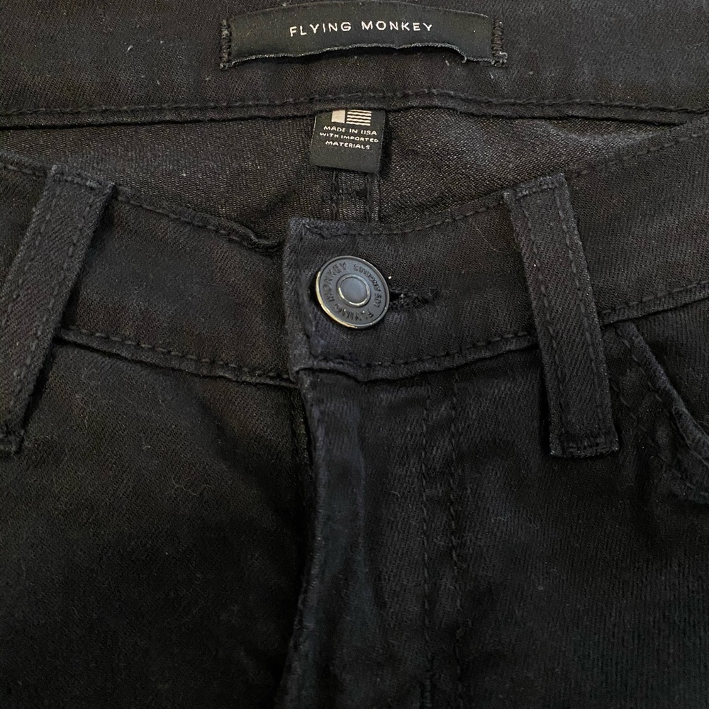Black Ripped Jeans -Flying Monkeys